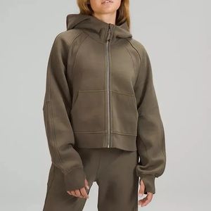 Lululemon Scuba Oversized Full-Zip Hoodie - XS/S, Caron Brown